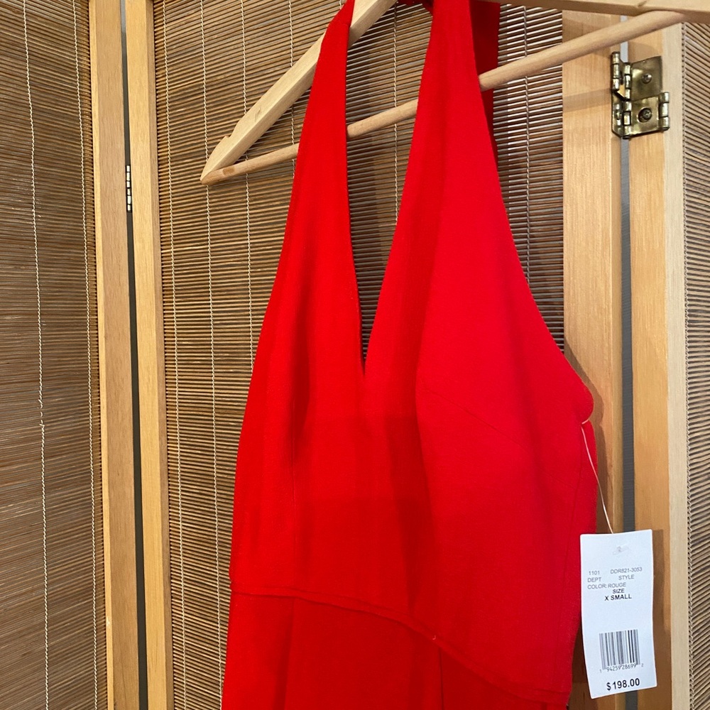 Red maxi dress new with tags